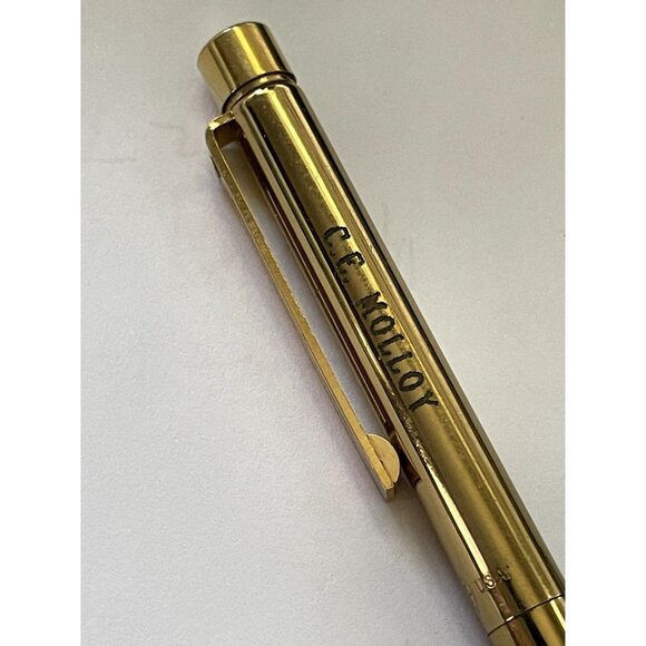 Vintage Sheaffer Targa Imperial Brass Ball Point Pen - Engraved Name - Picture 4 of 9
